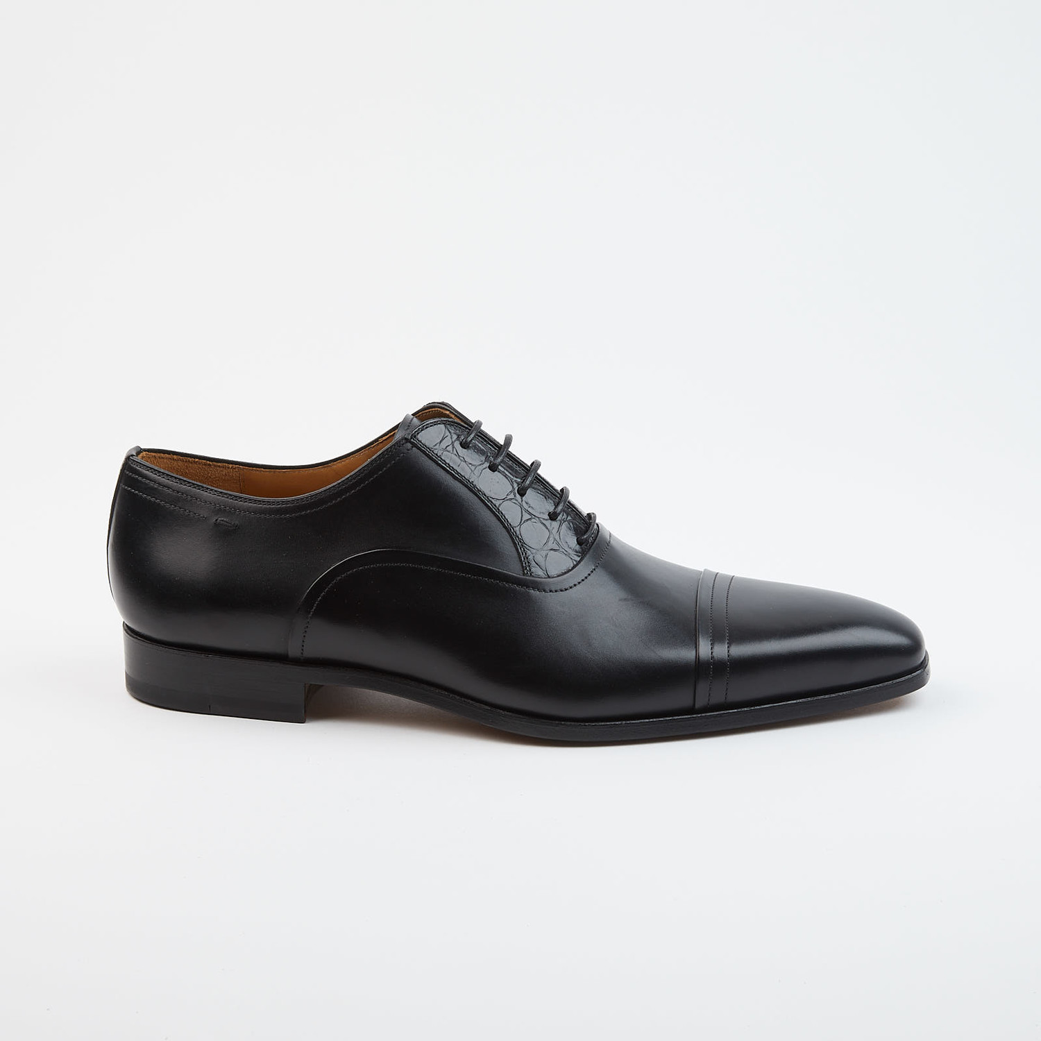 Bryan Cap Toe Lace Up // Black (US: 9) - Magnanni - Touch of Modern