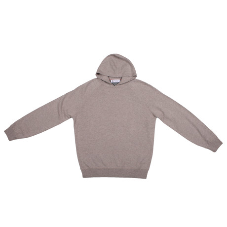 Alanzo Cashmere Hoodie Sweater // Brown (Euro: 46)