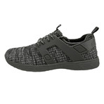 Axel Ly Sox Perforated Sneakers // Black + Grey (US: 7)