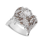 Stefan Hafner 18k White Gold Diamond Ring // Ring Size: 7.5