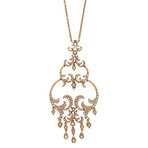 Stefan Hafner 18k Rose Gold Diamond Necklace I