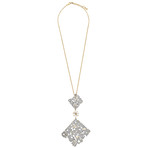 Stefan Hafner 18k Rose Gold Diamond Necklace