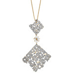 Stefan Hafner 18k Rose Gold Diamond Necklace