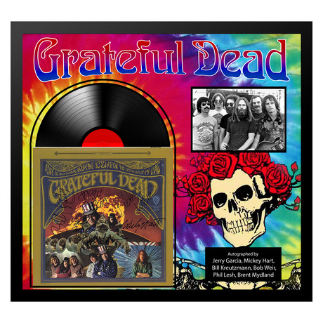 Signed + Framed Album Collage // Grateful Dead