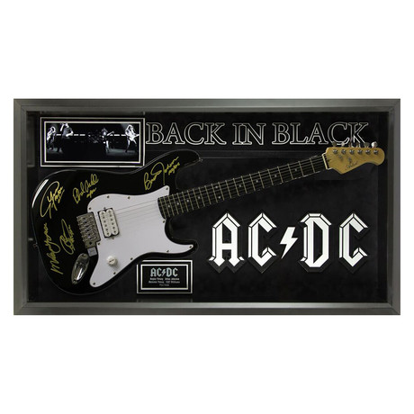 Signed + Framed Guitar // ACDC