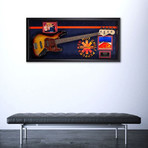 Signed + Framed Guitar // Red Hot Chili Peppers