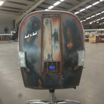Scooter Chair // Unique "Rusty" Brown