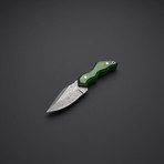 Fixed Blade Damascus Steel Skinning Knife // HB-0486
