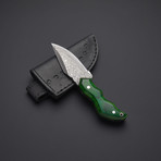 Fixed Blade Damascus Steel Skinning Knife // HB-0486