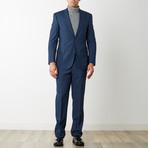 2BSV Peak Lapel Suit // Blue Check (US: 40R)