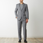 2BSV Notch Lapel Suit // Gray Windowpane (US: 42R)