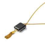 Apple Watch // Tassel Charm Necklace // Gold (38mm)