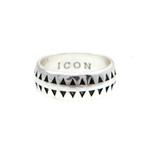 Icon Brand // Hound Tooth Ring // Silver (S/M)