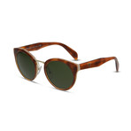 Prada // Sunglasses // Light Havana + Green