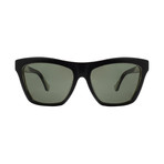 Balenciaga // Women's Cat Eye Sunglasses // Pebble Black + Gray