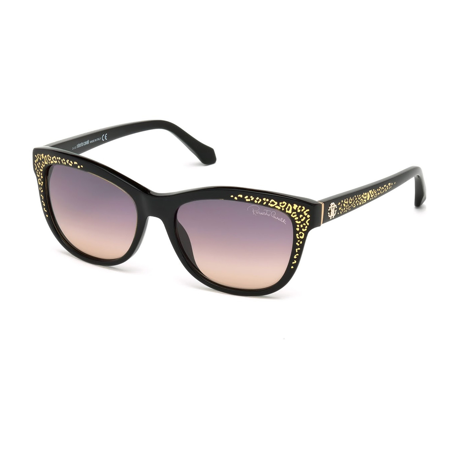 Roberto Cavalli // Women's Cat-Eye Sunglasses // Black + Other
