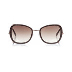 Roberto Cavalli // Oversize Square Sunglasses // Bronze + Brown Gradient
