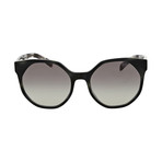 Prada // Sunglasses // Striped Gray + Gray Gradient