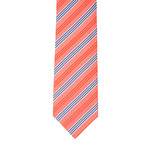 Striped Tie // Salmon