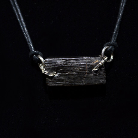 Fossilized T-Rex Bone Pendant Necklace // 65-85 M Years Old