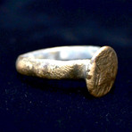 Medieval Crusades Period Bronze Ring // Europe 11-14th Century I