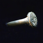 Medieval Crusades Period Bronze Ring // Europe 11-14th Century II