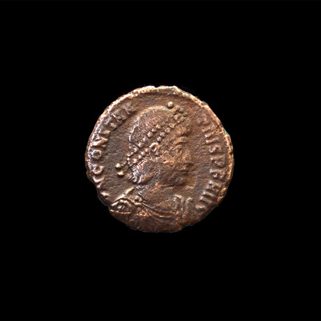 Authentic Roman Coin // Constantius II Ca. 337 - 361 CE // 4