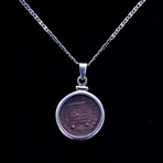 Constantine The Great Coin Silver Necklace // Roman Empire Ca. 306-337 CE // 2