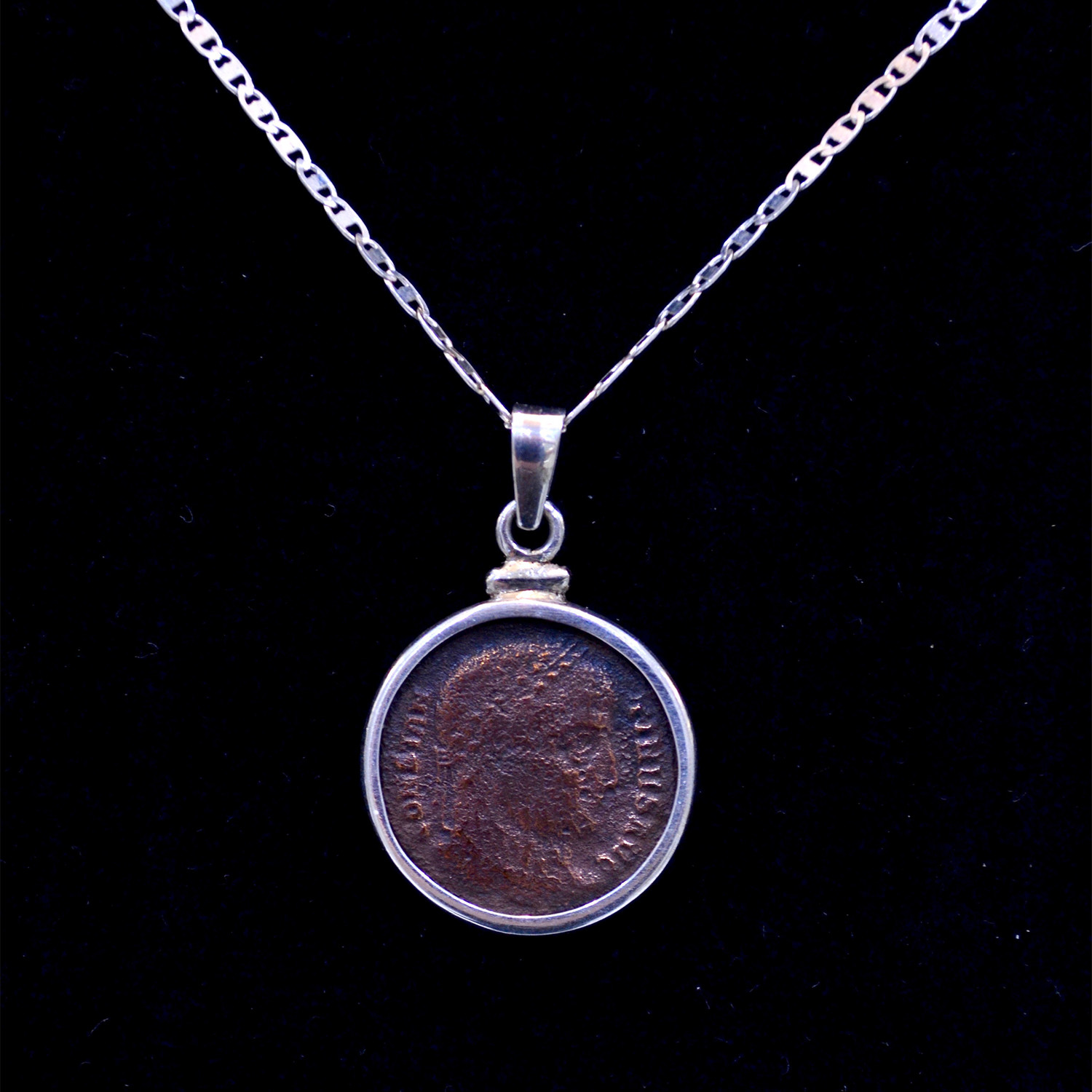 Constantine The Great Coin Silver Necklace // Roman Empire Ca. 306-337 ...