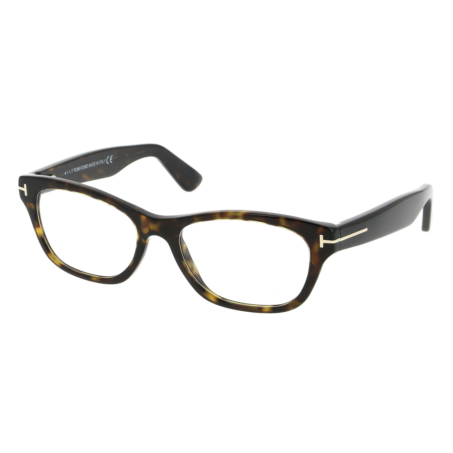 Tom Ford // Unisex Squared Eyeglass Frames // Dark Brown - Designer