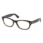 Tom Ford // Unisex Squared Eyeglass Frames // Dark Brown