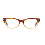 Tom Ford // Unisex Squared Eyeglass Frames // Brown