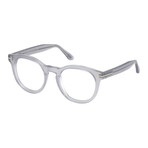 Tom Ford // Round Eyeglass Frames // Grey Crystal