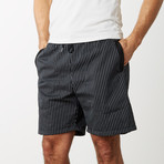 Pinstripe Short // Black (S)