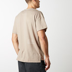 Brae Terry Oversize Tee // Sand (S)