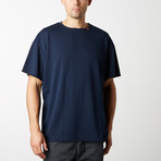 Brae Terry Oversize Tee // Navy (M)