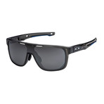 Men's Crossrange Shield Sunglasses // Gray + Prizm Black