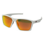Men's Targetline Sunglasses // Matte White + Ruby