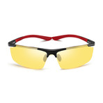 Night Vision Glasses // 3319-1 // Black + Red