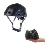 Plixi FIT Foldable Helmet // Black (S/M)