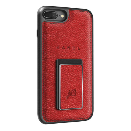 Crimson // Leather Case (iPhone 7/8)