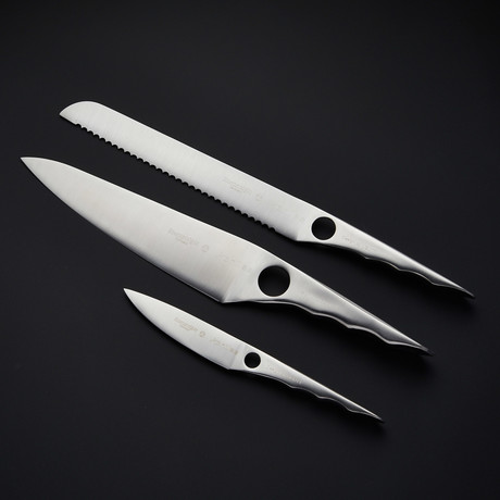 Paring Knife + Bread Knife + Chef Knife // 3 Piece Set