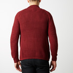Knit Sweater // Burgundy (L)