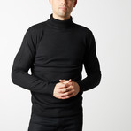 Turtleneck Sweater // Black (L)