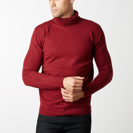 Turtleneck Sweater // Burgundy (S)