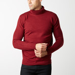 Turtleneck Sweater // Burgundy (2XL)