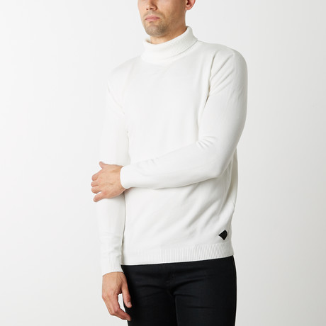 Turtleneck Sweater // White (S)