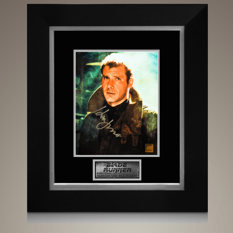 Blade Runner // Harrison Ford Signed Photo // Custom Frame