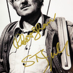 Jaws // Robert Shaw + Steven Spielberg Signed Photo // Custom Frame