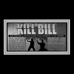 Kill Bill // Cast Signed Poster // Custom Frame